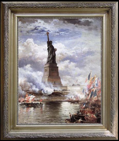 framed  Moran, Edward Statue of liberty in United States, Ta149-2